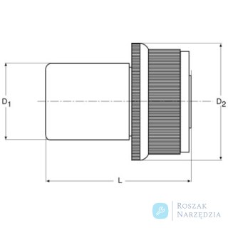 Uchwyt zamknięty na bity 1/4" BAHCO