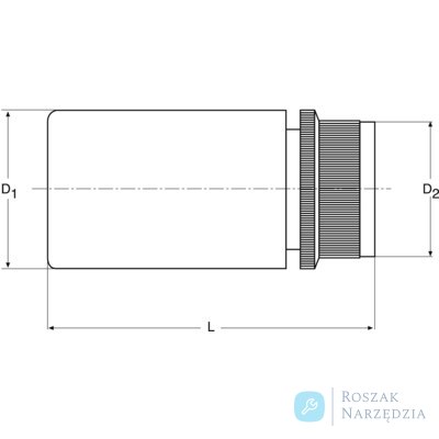 Uchwyt nasadowy 1/2" do bitów 5/16" BAHCO