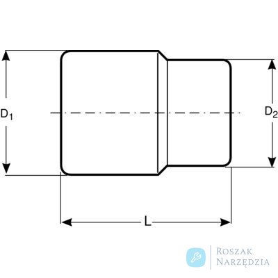 Adapter do bitów 1/4" 6-kąt 1/4" L:27 mm BAHCO
