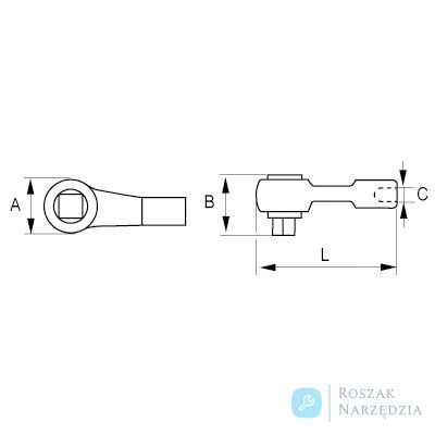 Głowica grzechotki z szybkozłączką 3/4", 24 zęby BAHCO