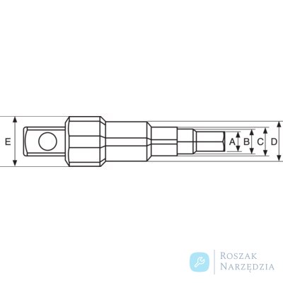 Klucz stopniowy do złączek 3/8"-7/16"-1/2"-3/4"-1" BAHCO