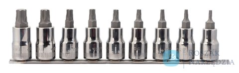 Zestaw 9 nasadek 1/2" z końcówkami trzpieniowymi BAHCO Zestaw 9 nasadek 1/2" z końcówkami trzpieniowymi BAHCO