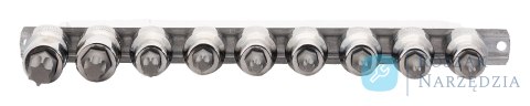 Zestaw 9 nasadek 1/2" z końcówkami trzpieniowymi BAHCO Zestaw 9 nasadek 1/2" z końcówkami trzpieniowymi BAHCO
