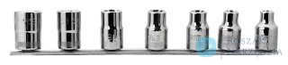 Nasadki 1/2" TORX, zestaw 7 szt. na szynie BAHCO
