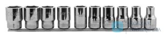 Nasadki 1/2", zestaw 10 szt. Heavy na szynie BAHCO