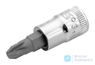 Nasadka trzpieniowa 1/4" do śrub Pozidriv PZ2 SB BAHCO
