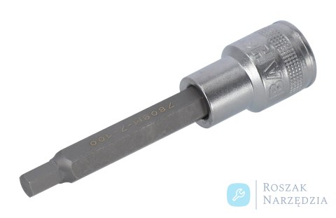 Nasadki czworokątne 6 mm -1/2" długość robocza 62 mm BAHCO Nasadki czworokątne 6 mm -1/2" długość robocza 62 mm BAHCO