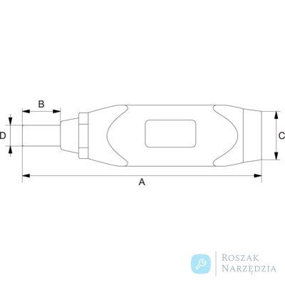 Wkrętak dynamometryczny 10-80 cNM, z gniazdem 1/4" + adapter do nasadek 1/4' 6973N BAHCO