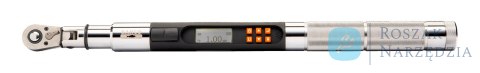 Klucz dynamometryczny elektroniczny 17-340 Nm, z pomiarem kąta, ze stałą grzechotką 1/2" TAWM12340 BAHCO