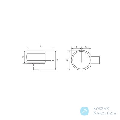 Grzechotka wtykowa 9x12 mm szybkomocująca z zabierakiem 1/2" BAHCO
