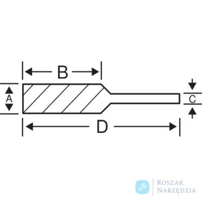 Pilnik obrotowy węglikowy stożkowy zaokrąglony 12.7mm x 25mm - Ø6mm do aluminium BAHCO Pilnik obrotowy węglikowy stożkowy zaokrąglony 12.7mm x 25mm - Ø6mm do aluminium BAHCO