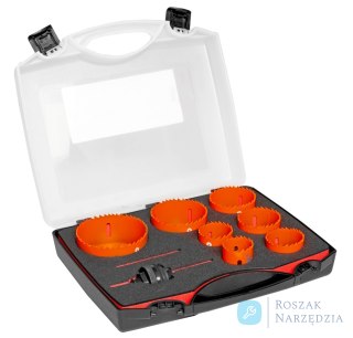 Otwornica bimetaliczna Sandflex Zestaw 35 mm-83 mm - 9 szt. BAHCO