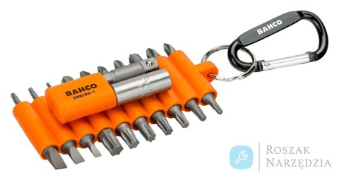 Zestaw bitów 22 szt. PH, PZ, T, SL z uchwytem magnetycznym i adapterem nasadkowym 1/4" BAHCO
