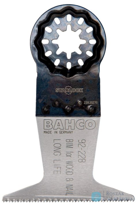 Zestaw 8 ostrzy do cięcia drewna i metalu - szerokość cięcia 35 mm, 28 mm, 44 mm, 65 mm BAHCO