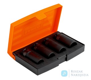 Zestaw nasadek udarowych wydłużonych metrycznych 1/2" BAHCO