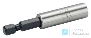 Uchwyt do bitów 1/4" 60 mm z pierścieniem ustalającym BAHCO
