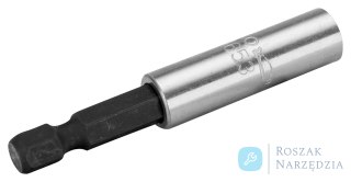 Uchwyt do bitów 1/4" 60 mm z pierścieniem ustalającym w plastykowym uchwycie BAHCO