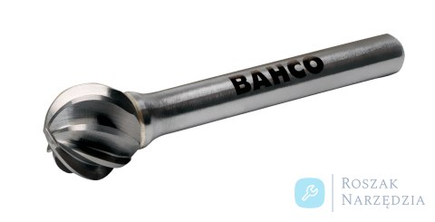 Frezy obrotowe węglikowe 12.7x11 mm do aluminium kuliste 6 zęby Ø8 mm BAHCO Frezy obrotowe węglikowe 12.7x11 mm do aluminium kuliste 6 zęby Ø8 mm BAHCO