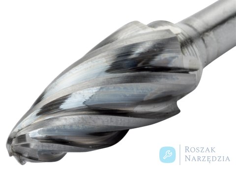 Frezy obrotowe węglikowe 12.7x25 mm łukowe zaokrąglone do aluminium Ø8 mm 6 zębów BAHCO Frezy obrotowe węglikowe 12.7x25 mm łukowe zaokrąglone do aluminium Ø8 mm 6 zębów BAHCO