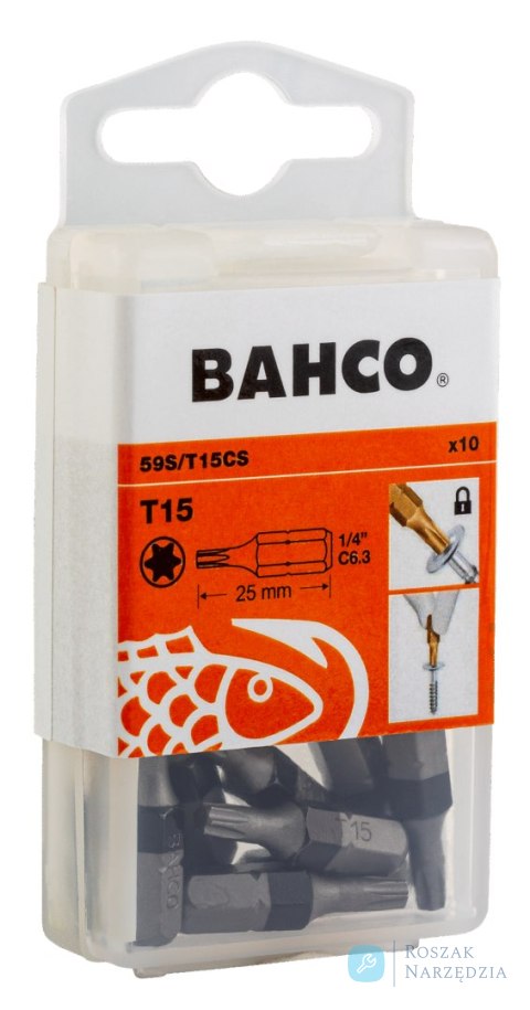 Wkrętak stożkowy Torx 25mm BAHCO