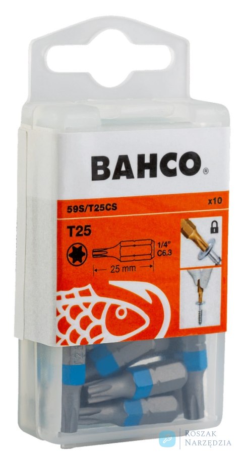 Wkrętak stożkowy Torx 25mm BAHCO