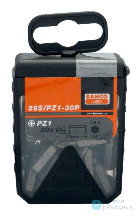 Bit 1/4" PZ1x25 mm, 500 szt. BAHCO (500 szt.)