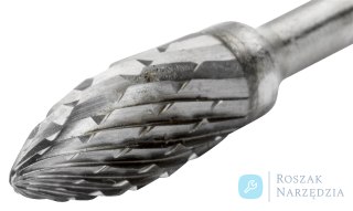 Frezy obrotowe węglikowe 12,7x32 mm, Trzpień Ø6 mm, 24 zęby, DIN FLH BAHCO