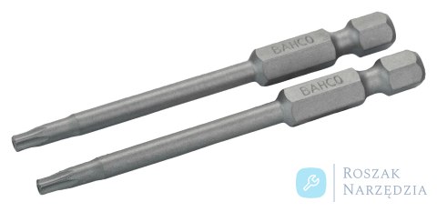 Bit 1/4" do śrub TORX, z otworem centrującym TR30x70 mm, 5 szt. BAHCO