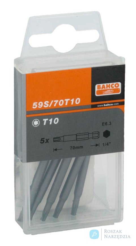 Bit 1/4" do śrub TORX T27x70 mm, 2 szt. BAHCO