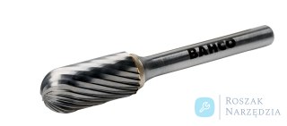 Pilnik obrotowy węglikowy walcowy zaokrąglony 12x25 mm, chwyt ⌀6 mm, C1225M06 BAHCO