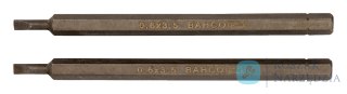 Bit 1/4" do śrub płaskich 0,5x3x100 mm, 2 szt. BAHCO