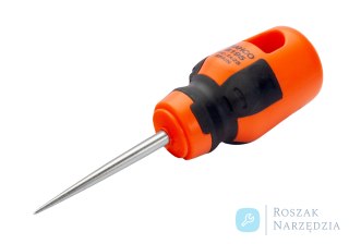 Szydło krótkie 4 mm x 50 mm z rękojeścią dwukomponentową BAHCO