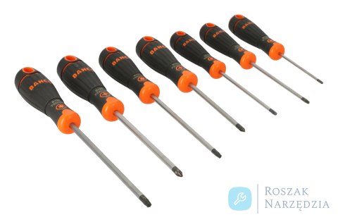 Zestaw wkrętaków 7 szt. Pozidriv/TORX BahcoFit BAHCO