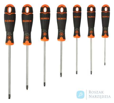 Zestaw wkrętaków 7 szt. Pozidriv/TORX BahcoFit BAHCO
