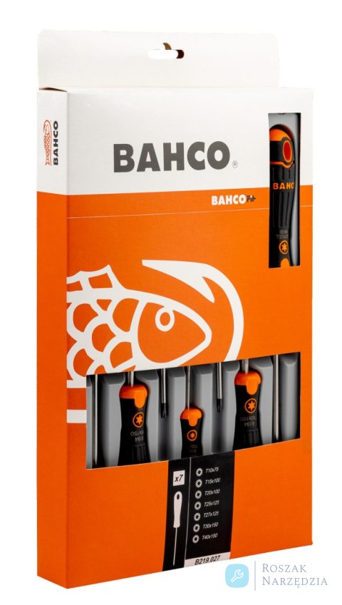 Zestaw wkrętaków 7 szt. TORX BAHCO