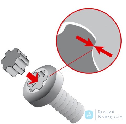 Wkrętak ERGO do śrub TORX Plus T20 100 mm BAHCO