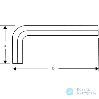 Klucz trzpieniowy TORX T8, czarny BAHCO