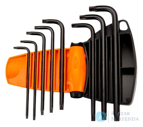 Zestaw kluczy trzpieniowych TORX, wydłużonych 8 szt. T9-T40 BAHCO Zestaw kluczy trzpieniowych TORX, wydłużonych 8 szt. T9-T40 BAHCO