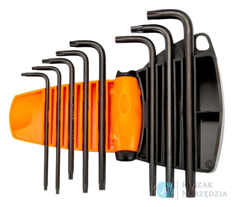 Zestaw kluczy trzpieniowych TORX, czarne, 8 szt. T9-T40 BAHCO Zestaw kluczy trzpieniowych TORX, czarne, 8 szt. T9-T40 BAHCO