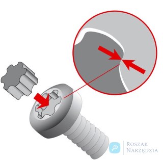 Zestaw wydłużanych kluczy trzpieniowych TORX PLUS IP 10-IP 40, 5 sztuk BAHCO