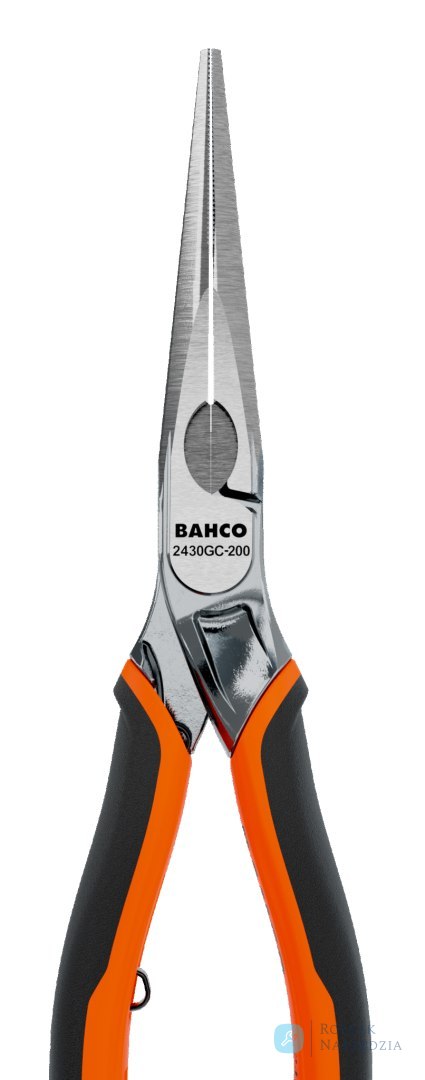 Szczypce ERGO™ długie ze zwężanymi końcówkami i samo otwierającymi się dwukomponentowymi rękojeściami 140 mm BAHCO