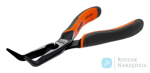 Szczypce ERGO półokrągłe wygięte 45° 160mm BAHCO