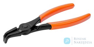 Szczypce do pierścieni wewnętrznych, odgięte 90°, średnica 12-25 mm, 1.2 mm oczko BAHCO