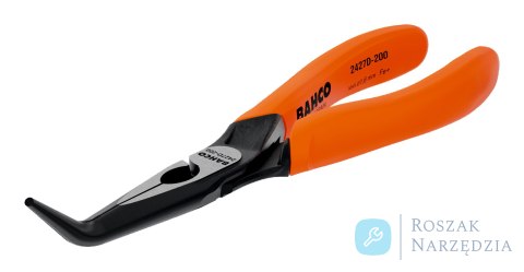 Szczypce płaskie z końcówkami wygiętymi o 45° 160 mm BAHCO
