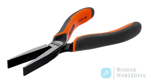 Szczypce ERGO z płaskimi końcówkami długość 140 mm opakowanie przemysłowe BAHCO