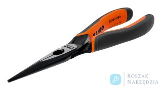 Szczypce półokrągłe ERGO długie z końcówkami zwężanymi 200mm BAHCO
