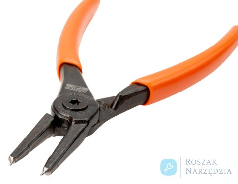 Szczypce do pierścieni wewnętrznych, proste, średnica 40-100 mm, 2.2 mm oczko BAHCO Szczypce do pierścieni wewnętrznych, proste, średnica 40-100 mm, 2.2 mm oczko BAHCO