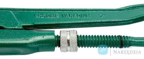 Klucz do rur 1.1/2" 45° żaba, szczęki proste BAHCO