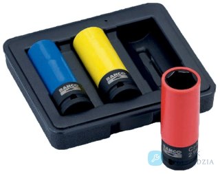 Zestaw nasadek udarowych z osłoną 3 szt. 1/2'' HEX 17, 19, 21 mm BAHCO