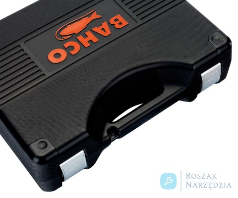 Klucz grzechotkowy z napędem 1/4" 12V + 2 akumulatory + ładowarka BAHCO